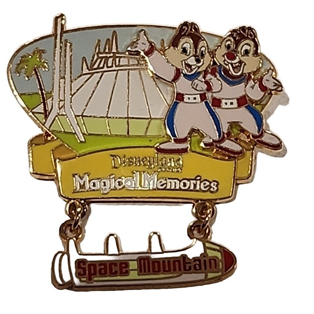 Disney Pin Chip Dale Space Mountain Surprise LE 1000 DLR Magical Memories 53340